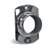 Wall flange for post rail systems