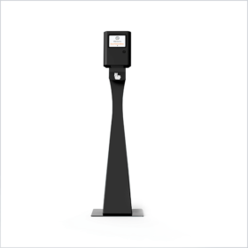 battery powered entry pedestal