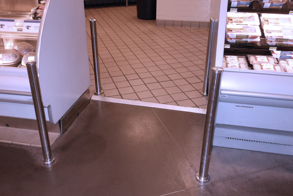 Post configuration for deli counter